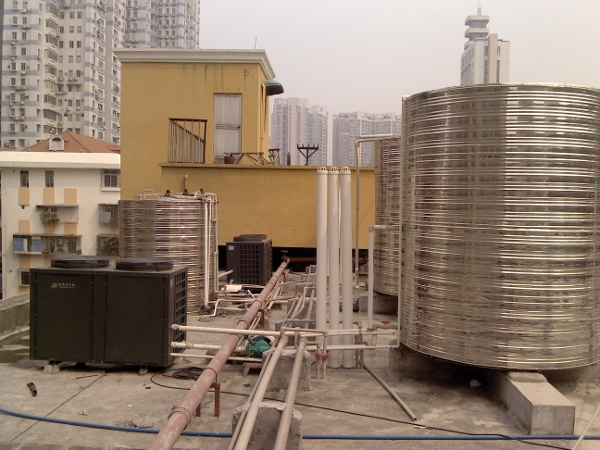 广州市酒店热泵热水工程案例